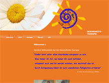 Tablet Screenshot of gesundheits-therapie.ch